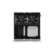 Fractal Design Ridge White Mini-ITX Slim Small Form Factor Console PC Case with PCIe 4.0 Riser