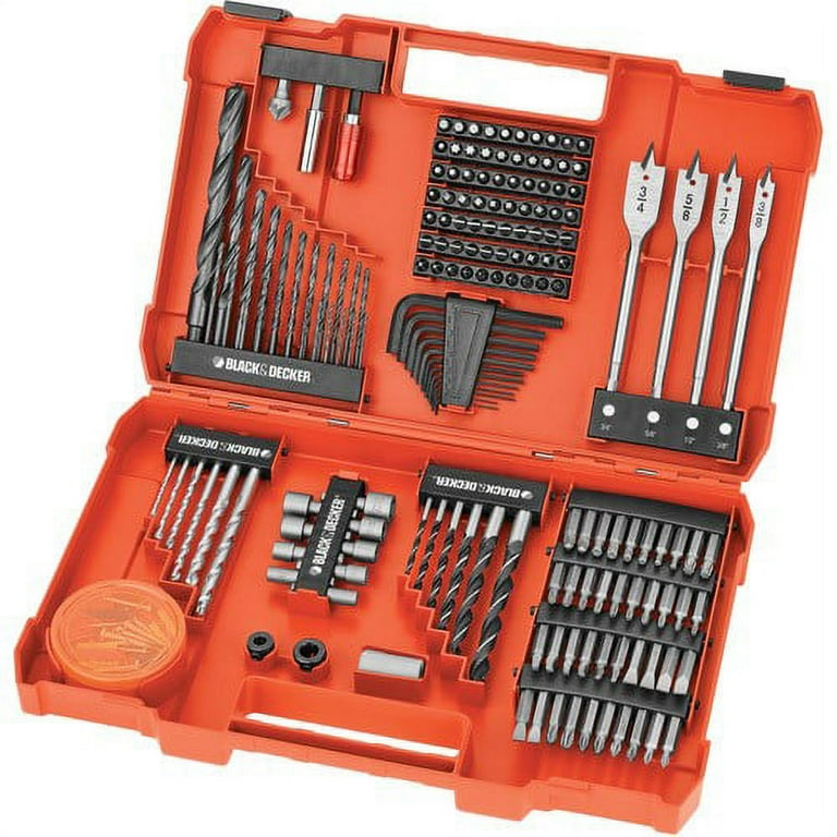  BLACK+DECKER BDA91109 Combination Accessory Set, 109-Piece with  BLACK+DECKER LDX220C 20V MAX 2-Speed Cordless Drill Driver (Includes  Battery and Charger) : Tools & Home Improvement