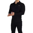 thumbnail image 4 of Playeras Polo John Leopard Manga Larga Muscle Fit, 4 of 6