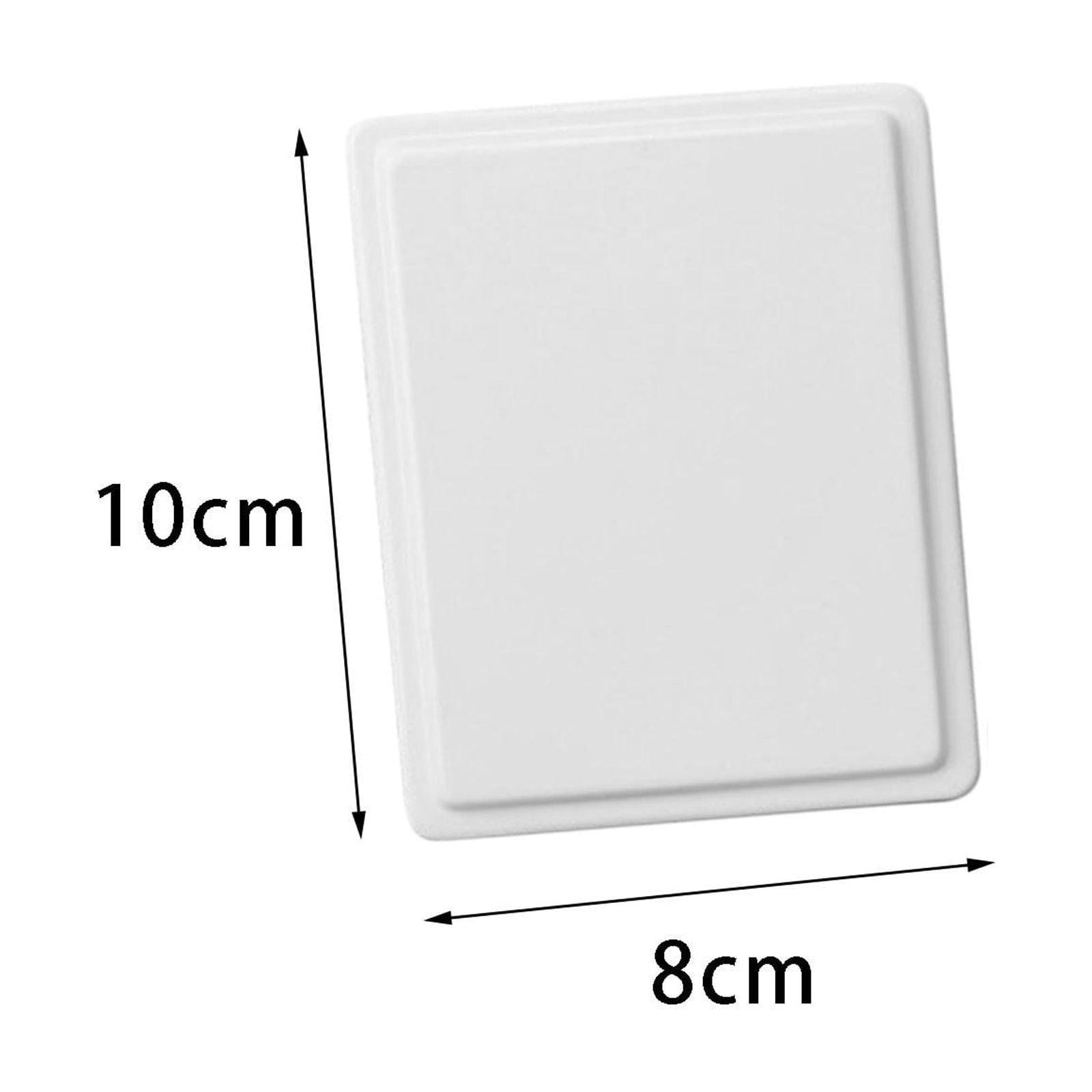 Milageto 2X 12-Well Ceramic Watercolor Paint Palette Mixing Palette with Lid Washable