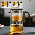 thumbnail image 3 of Dsscvnef Water Separation Glass Teapot With Wooden Handle Witchcraft Teapot Magical Teapot Glass Teapot With Infuser Glass Teapot With Strainer Clear Teapot Tea Water Separation Teapo, 3 of 8