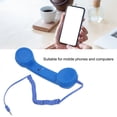thumbnail image 4 of Combiné Téléphonique Rétro 3.5mm, Récepteur de Cellulaire Rétro Anti-Radiation Microphone Haut-Parleur pour Téléphone Intelligent Ordinateur, 4 of 8