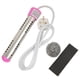 thumbnail image 1 of Calentador de agua eléctrico portátil, 1,5 m, 2000 W, para hogar y viajes, enchufe británico, 220 V, color rosa (apagado automático), 1 of 10