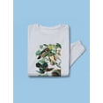 thumbnail image 3 of Wood Ducks Art Sweatshirt Women -John James Audubon Designs, Female Medium, 3 of 4