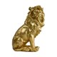 thumbnail image 2 of Estatua de león pequeña para escritorio, figura de león, escultura de resina, adorno en miniatura Oro, 2 of 9