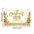 thumbnail image 3 of Fokuz Class Of 2026 Graduation 2026 Are Proud Of You Graduation Party Black & Gold Glitter, 3 of 6