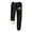 Black, variant on Women Christmas Pants Women's Printed Bottom Pants, Lamb Fleece Pockets, Elastic Tie Up, Thickened Plush, Warm and Sanitary Pants