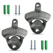 ORBLUE Wall-Mounted Bartender's Bottle Opener, Set of 2 by Orblue