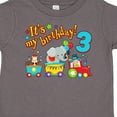 thumbnail image 4 of Inktastic It's My Birthday Circus Train 3rd Birthday Boys or Girls Toddler T-Shirt, 4 of 5