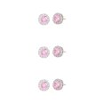 thumbnail image 1 of Guardurnaity 1 par de pendientes de cobre para mujer, Color sólido, repuesto fácil de combinar, pendientes redondos para niñas y mujeres, Type4 NO4, 1 of 6