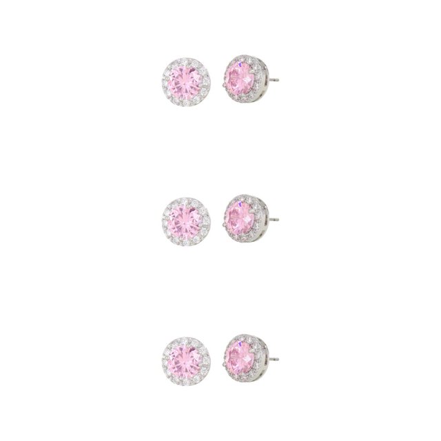 Guardurnaity 1 par de pendientes de cobre para mujer, Color sólido, repuesto fácil de combinar, pendientes redondos para niñas y mujeres, Type4 NO4
