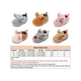 thumbnail image 2 of Frontwalk Baby Crib Shoe Fleece Slippers Winter Warm Shoes House Cute Slipper Socks Infant First Walker Pink 18-24 months, 2 of 6