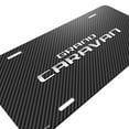thumbnail image 3 of Dodge Grand Caravan Carbon Fiber Look Graphic Aluminum License Plate, 3 of 5