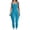 Blue, variant on Wdfiry Women's Yoga Jumpsuits One Piece Tank Tops Rompers Sleeveless Exercise Gym Workout Jumpsuits