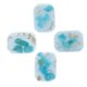 thumbnail image 1 of 4 piezas de botón plano de piedra preciosa de hoja de oro para joyas abalorios costura DIY Lámina Dorada Azul Sunnimix, 1 of 8