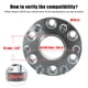 thumbnail image 2 of 4 Uds espaciadores de rueda Unique Bargains 6 Lug 6x5,5 32 mm para Cadillac Escalade y Chevy Silverado 1500, 2 of 8
