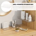 thumbnail image 6 of Clear Wall Mount Organizer Shelf for Home Use Strong Plastic Transparent Storage Solution, 6 of 9