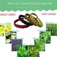 thumbnail image 4 of 12 Uds pulsera repelente de insectos PU bandas impermeables antimosquitos para mujeres hombres bebés niños, 4 of 5