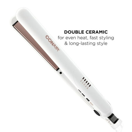 Conair - Double Ceramic 1" Flat iron - Rose Gold