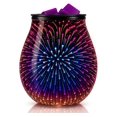 thumbnail image 1 of Calentador eléctrico de cera derretida Leyoue 3D Glass Fireworks, 7 colores, 1 of 7