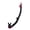 Black , Metallic Red, variant on TUSA Hyperdry Elite II Black Scuba Diving Snorkel (SP-0101-BK)