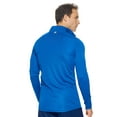 thumbnail image 3 of Expert Brand Men's Drimax Dri Fit Athletic Quarter Zipper Training Jacket, Royal Blue, Large, 3 of 5