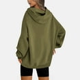 thumbnail image 6 of ylioge S-5X Womens Plus Size Hoodies Fleece Lined Sweatshirts with Pocket Ladies Casual Solid Color Pullover Thermal Athletic Workout Hoodie Tops, 6 of 8