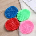 thumbnail image 3 of Paquete de 2 cepillos de aseo para perros, cepillo de baño premium para mascotas, peine de goma de masaje relajante, mango de anillo ajustable, adecuado para mascotas de pelo largo y corto. brillar Hogar, 3 of 3
