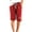 Red, variant on Ahabrexf Kids Summer Five Quarter Pants Elastic Waistband Drawstring Side Pockets for Boys Girls Soft Breathable Polyester Casual Sport