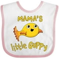 thumbnail image 3 of Inktastic Mama's Little Guppy Cute Yellow Fish Boys or Girls Baby Bib, 3 of 4