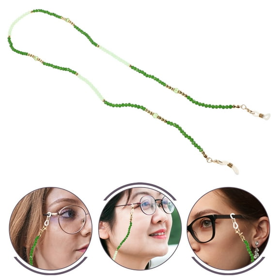 Raindrops Beads Eyeglasses Chain Beaded Eyewear Necklace String Holder Sunglasses Necklace Chain Cords Glasses Holder Necklace Lanyard For Women