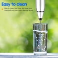thumbnail image 2 of OULII 1 Set Rechargeable Hand Mixer USB Handheld Bubbler Silver Blending Cooking Cafe Owners, 2 of 8