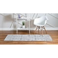 thumbnail image 4 of Rugs.com Oregon Collection Rug – 8 Ft Runner Navy Blue Low-Pile Rug Perfect For Hallways, Entryways, 4 of 9