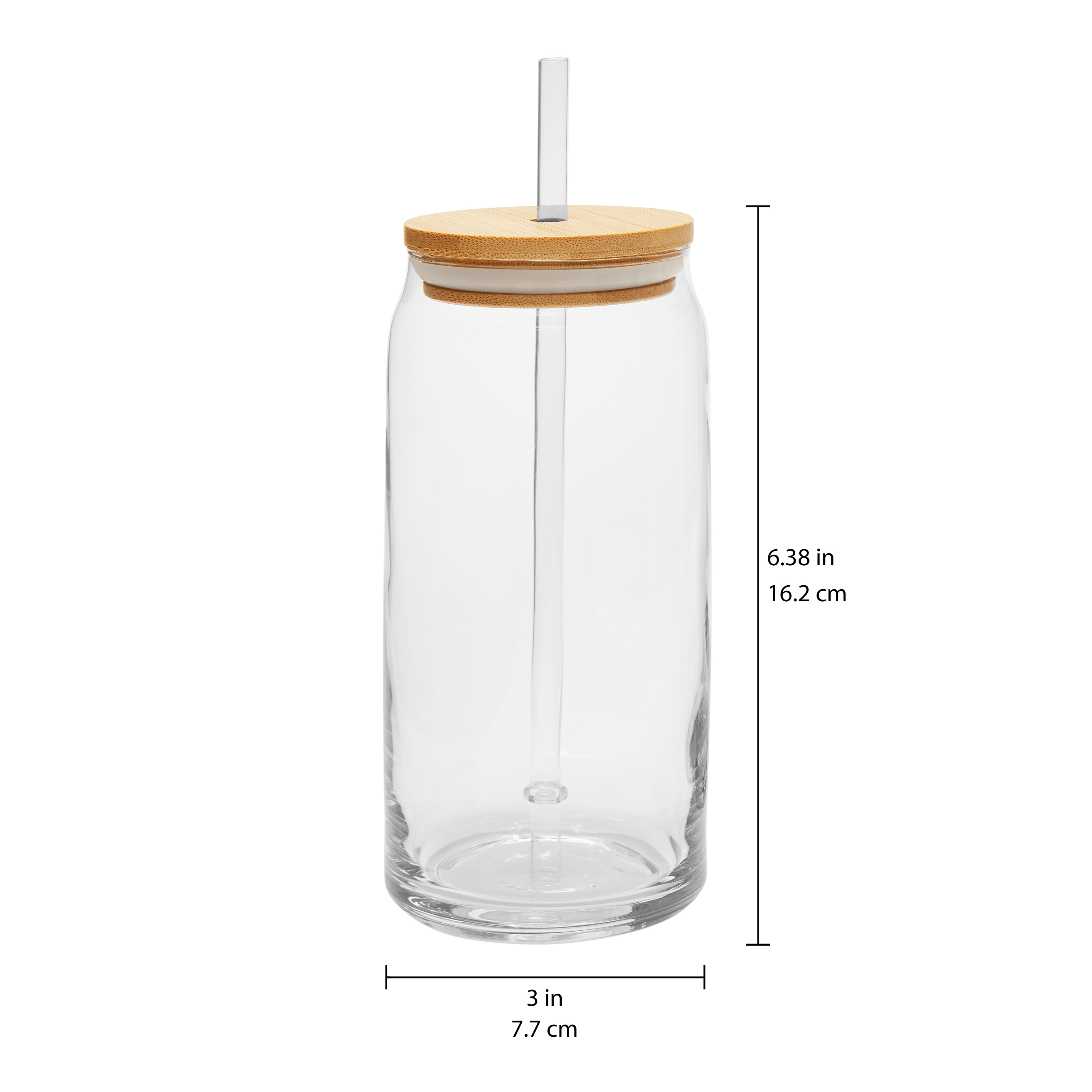 Mainstays Briar Can Glass Drinkware Set, 20 oz, 4-Piece photo 7