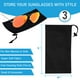 thumbnail image 3 of Set de fundas para gafas de sol Mamlyn Microfiber Soft, 3 unidades, 3 of 6