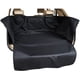 thumbnail image 1 of Funda de asiento de vehículo Protector de maletero Funda de maletero para perro y mascota Alfombrilla antideslizante impermeable Universal para camiones Jeeps SUV (132*104*43 cm, negro), 1 of 1