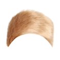 thumbnail image 2 of Eoperou Women Winter Hairband Fluffy Thick Elastic Wide Washable Keep Warm Solid Color Empty Top Winter Ski Hat Hats Accessories, 2 of 8