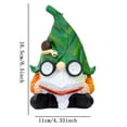Clearance Reading Garden Gnome Statue Resin Crafts Gnome Doll Reading