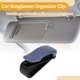 thumbnail image 3 of Clip para gafas de sol en el coche Unique Bargains, soporte universal para gafas de sol en el parasol del coche ABS azul 6.5x2cm 1 Pcs, 3 of 7