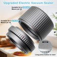 thumbnail image 3 of Black FridayElectric Mason Jar Vacuum Sealer - Cordless Mason Jar Vacuum Sealer Kit with Wide & Regular Mouth Mason Jars - 2000mAh Battery Capacity 85 KPa Vacuum Sealer for Jars for Food Storage-Grey, 3 of 4