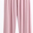 thumbnail image 4 of ZyeKqe Plus Size Pajamas Pants for Women High Waisted Lounge Pants Solid Color Sleep Bottoms Soft Comfy Pjs Pants, 4 of 4