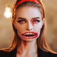 thumbnail image 1 of Halloween Temporary Clown Scary Mouth Sticker For Party Props Cosplay Costume Makeup Props, 1 of 1