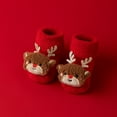 thumbnail image 2 of REDARER Baby Christmas Socks - Non- -Lined Floor Socks for Newborns, Warm Red Winter Crawling Socks for Toddlers, 2 of 3