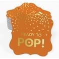 thumbnail image 2 of Inkdotpot Pack Of 50 Real Gold Foil Bracket Shape Paper Tags Ready To Pop Baby Shower Favor Hang Tags, 2 of 7