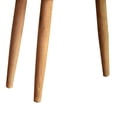 thumbnail image 2 of Wooden Side Table with Tapered Legs and Single Drawer, Gray and Brown- Saltoro Sherpi, 2 of 5