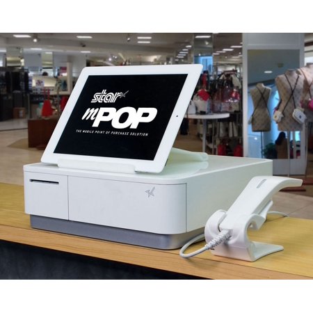 スター精密　ｍPOP専用　エムポップ　Barcodeスキャナー 　バーコードリーダー　BCR-POP1　スノーホワイト　オプション　ＵＳＢ接続