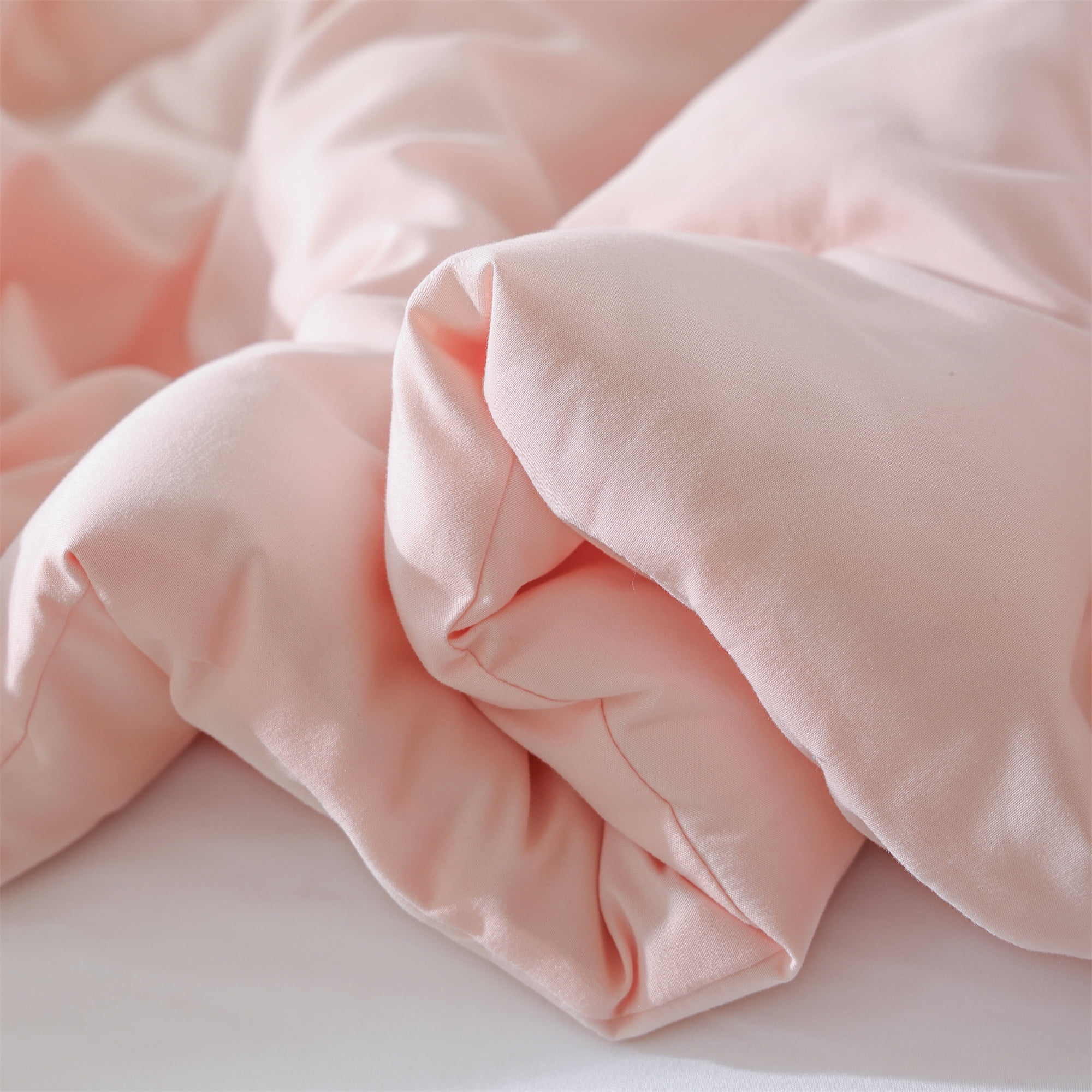 SPRINDAY Queen Comforter Set For Adult, 3 Piece Blush Red Comforter Sets & Bedding For All Season