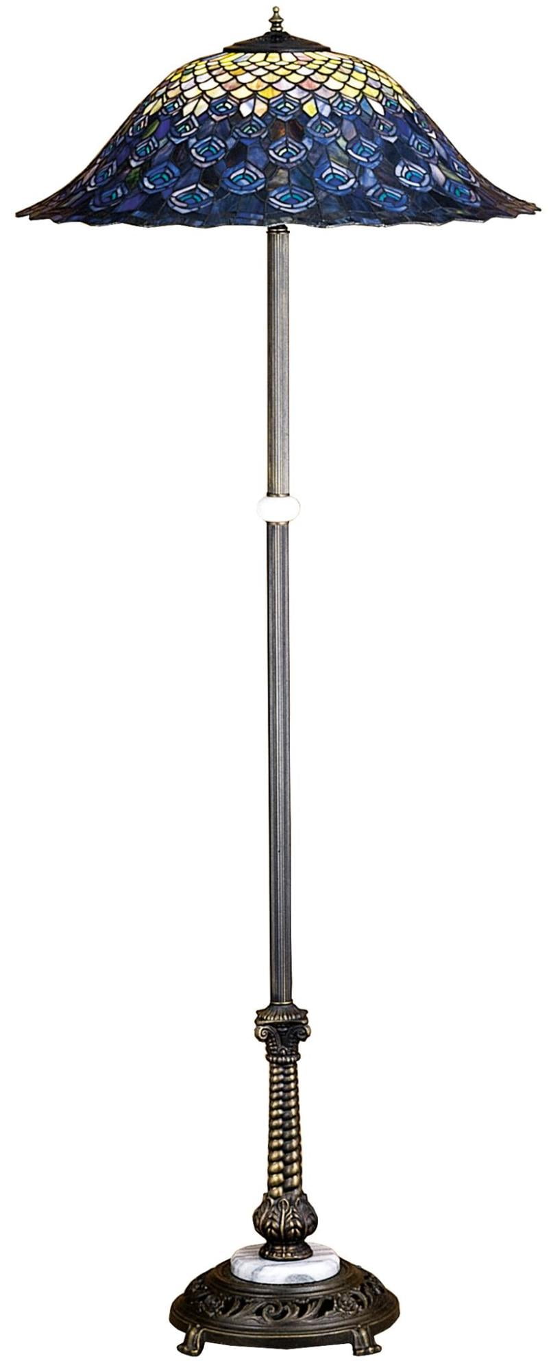 Meyda Tiffany 31104 Stained Glass / Tiffany Floor Lamp From The Peacock Feather Collection Meyda Tiffany 31104 Stained Glass / Tiffany Floor Lamp From The Peacock Feather Collection