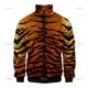 thumbnail image 3 of Chaqueta de manga larga con estampado de tigre en 3D para hombre y mujer, estilo vintage, con solapa y cremallera, unisex, de gran tamaño, 2024, 3 of 5