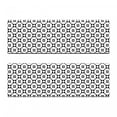 thumbnail image 2 of Abstract Bench Cushion Set of 2, Geometric Shapes Crosses Squares Triangles Repeating Style Monochrome, Standard Size Foam Pad and Decorative Cover, Charcoal Grey and White, by Ambesonne, 2 of 4